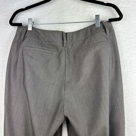 Banana Republic Martin Fit Pants Size 10P Wool Silk Cuffed Neutral Office Career - Picture 7 of 10